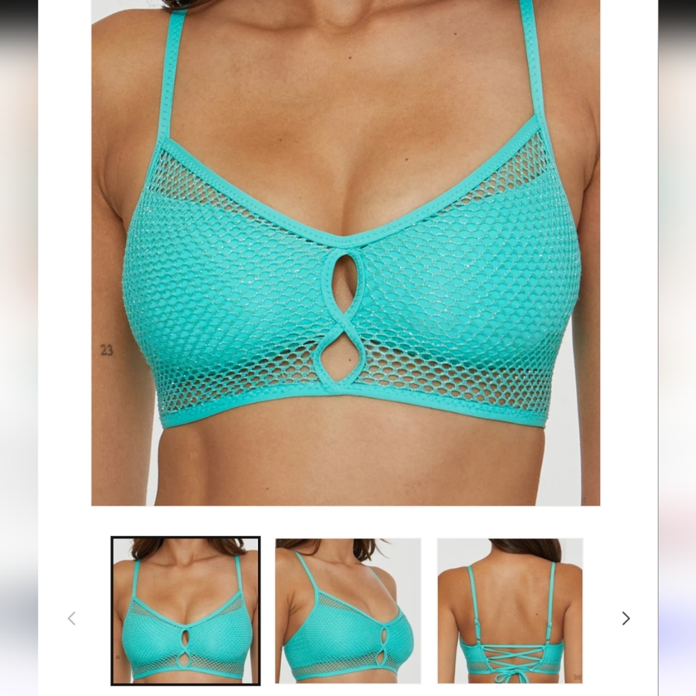 BECCA Aqua Mesh Bikini Top